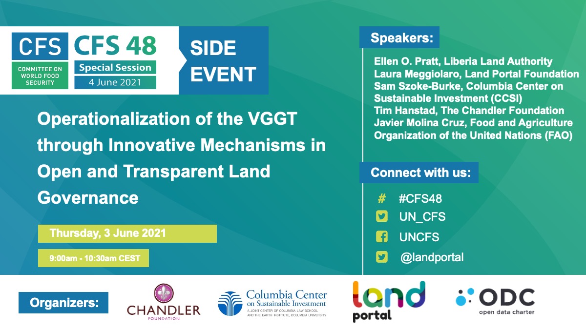 CFS 48 Side event on land transparency