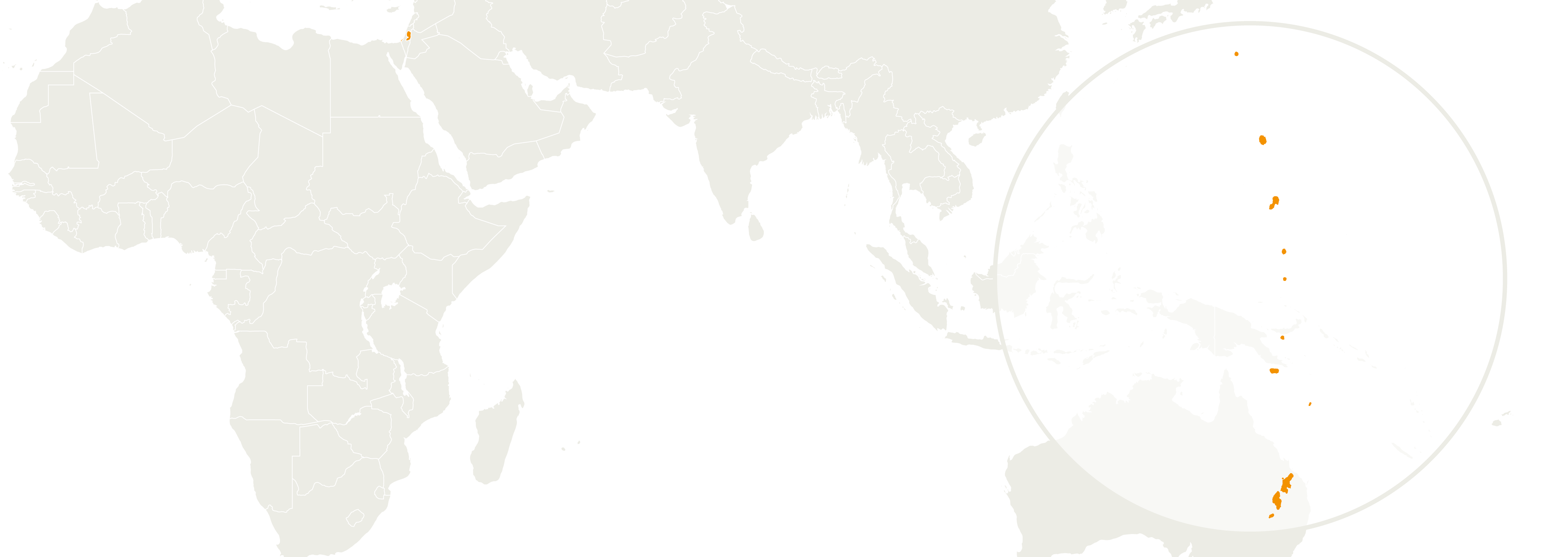 Map of Marianas Setentrionais