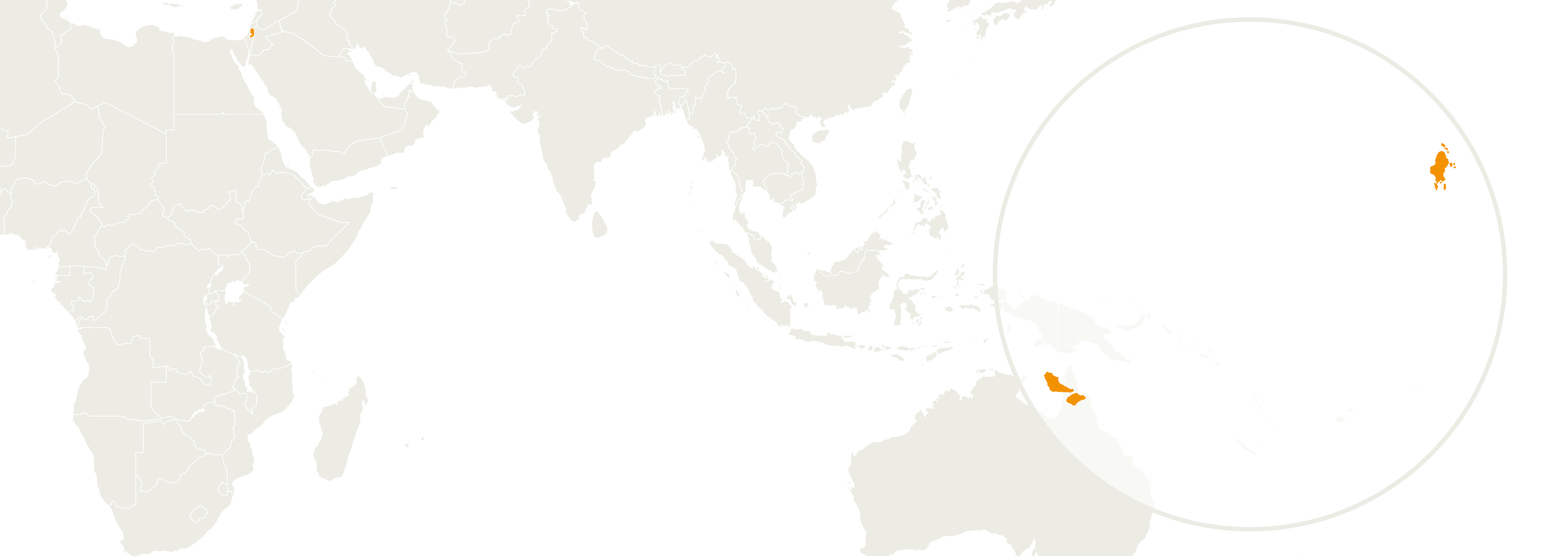 Map of Islas Wallis y Futuna