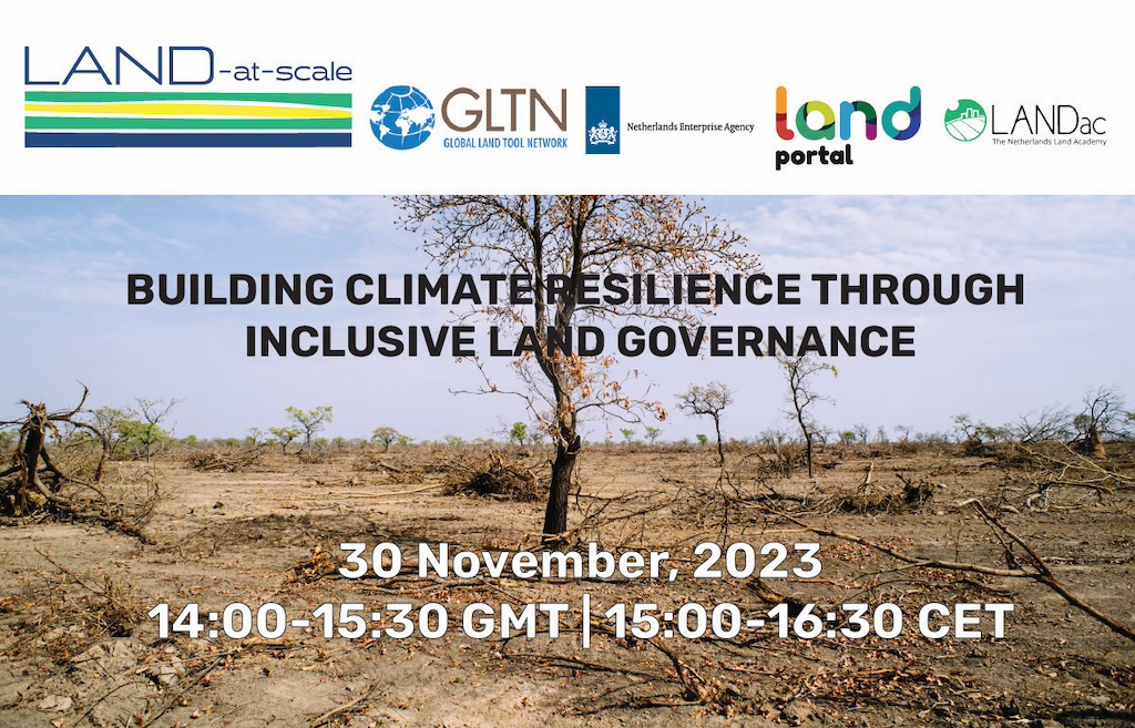 Climate resilience and land governance