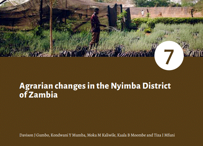 Agrarian changes in Nyimba, Zamba
