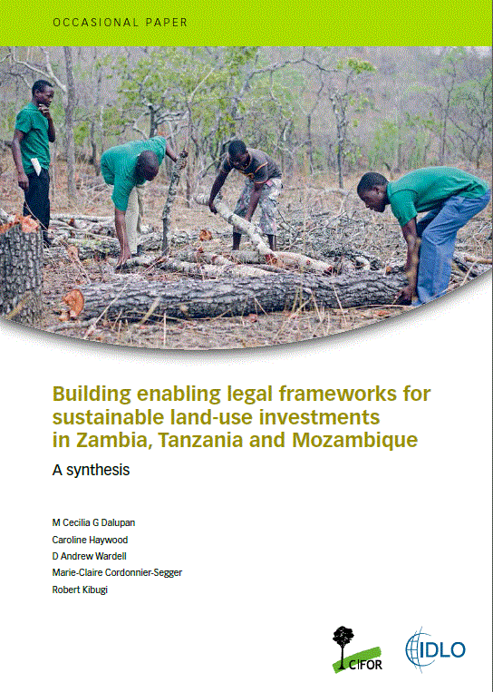 Building enabling frameworks for sustainable land use investments