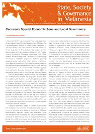 Oecusse’s Special Economic Zone and Local Governance