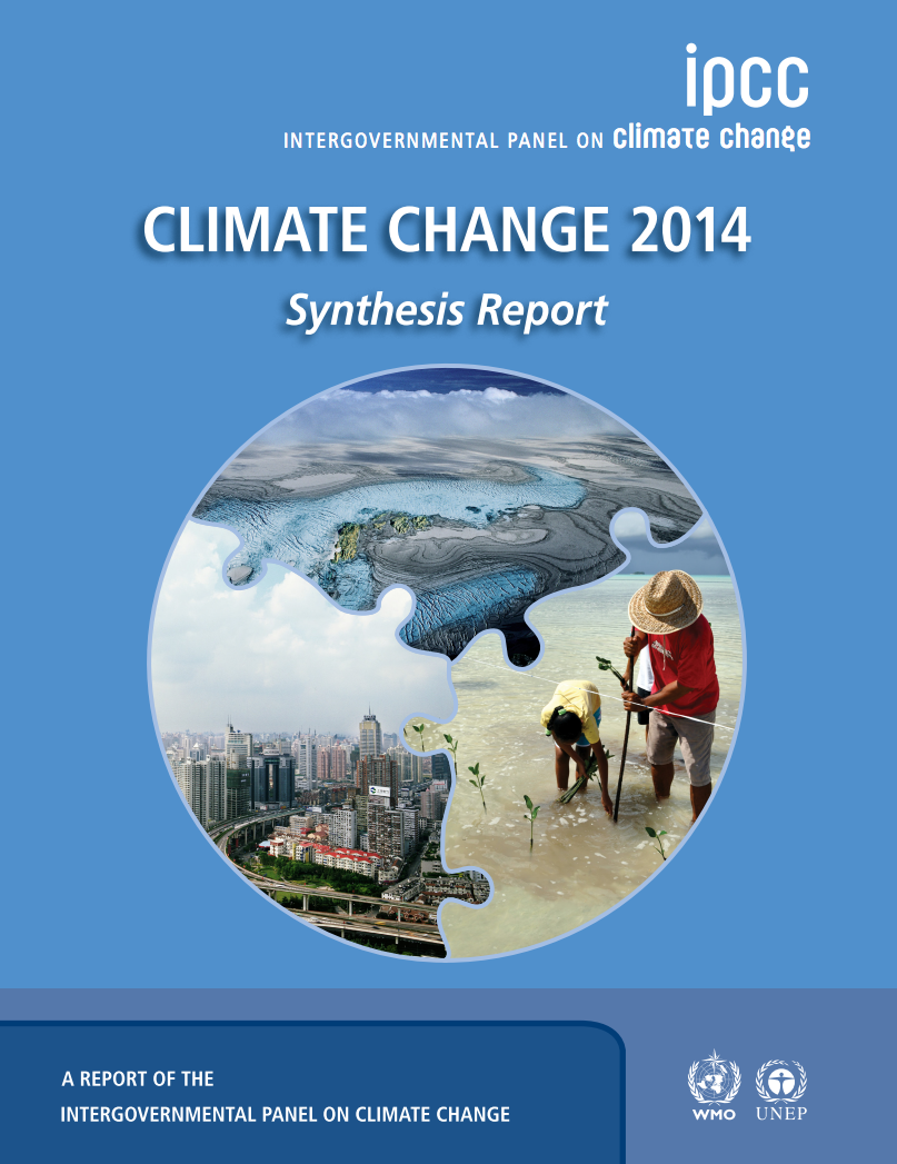 Climate Change 2014 Synthesis Report cover image