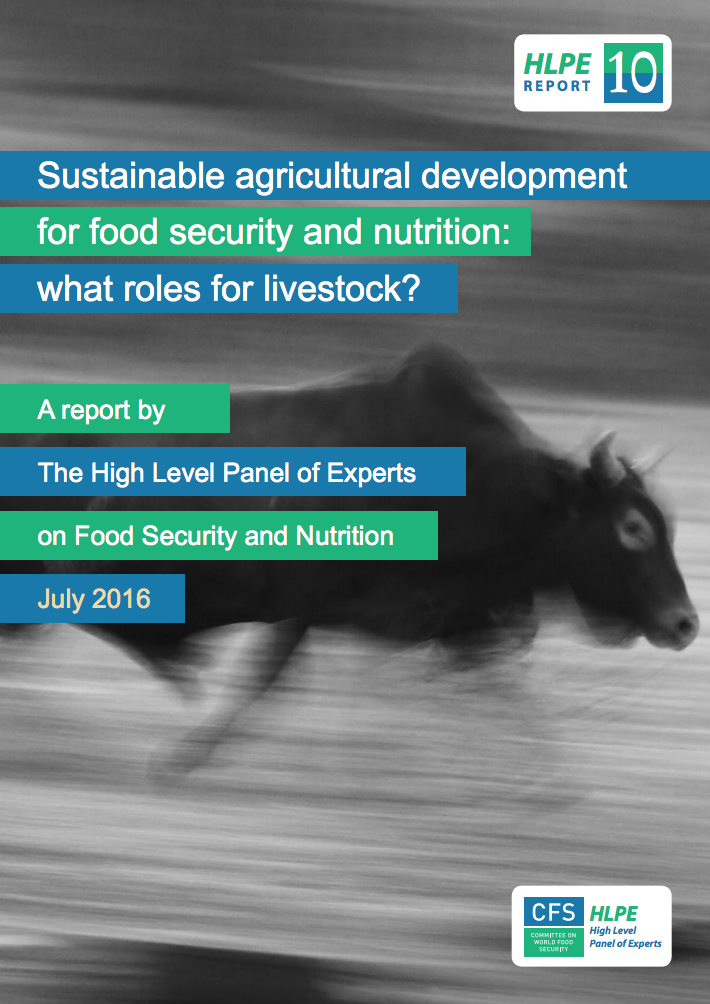 Sustainable agricultural development for food security and nutrition: what roles for livestock? cover image