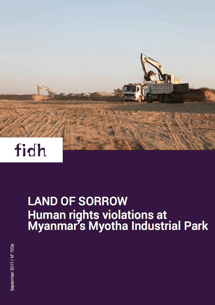 Land of Sorrow: Human rights violations at Myanmar’s Myotha Industrial Park cover image
