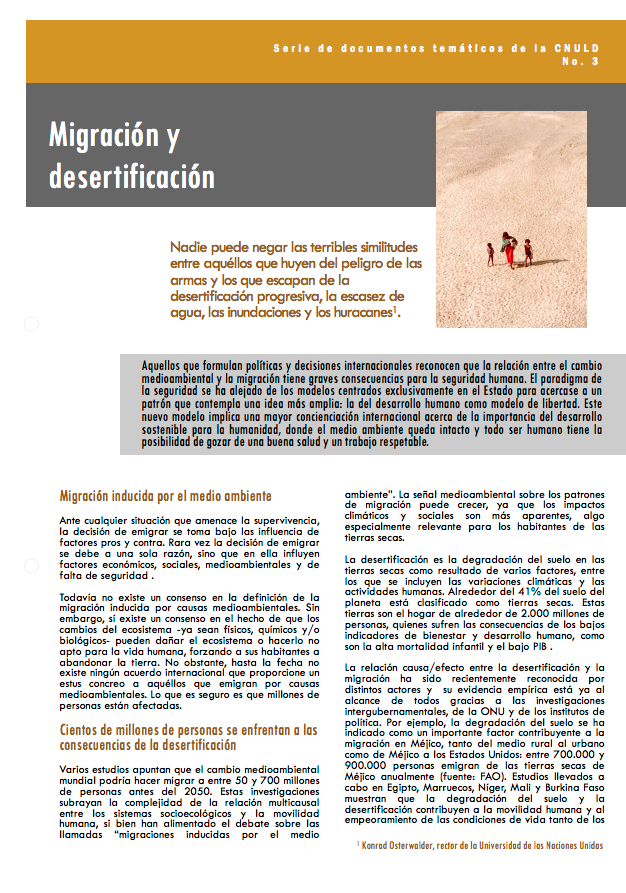 Migración y desertificación cover image