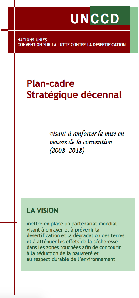 Plan-cadre Stratégique décennal visant à renforcer la mise en oeuvre de la convention (2008–2018)  cover image