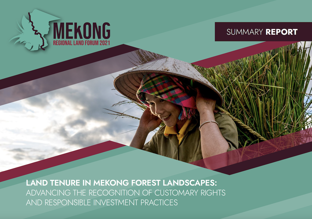 LAND TENURE IN MEKONG FOREST LANDSCAPES