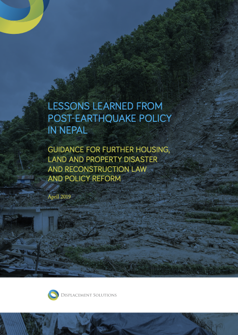 Lessons Learned from Post-Earthquake Policy in Nepal