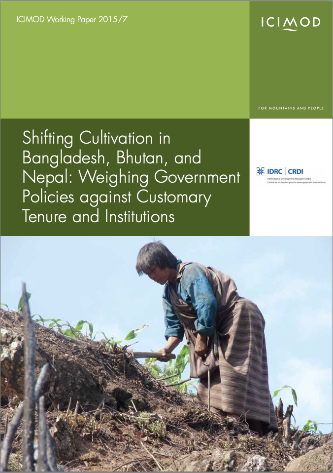 Shifting Cultivation in Bangladesh, Bhutan, and Nepal