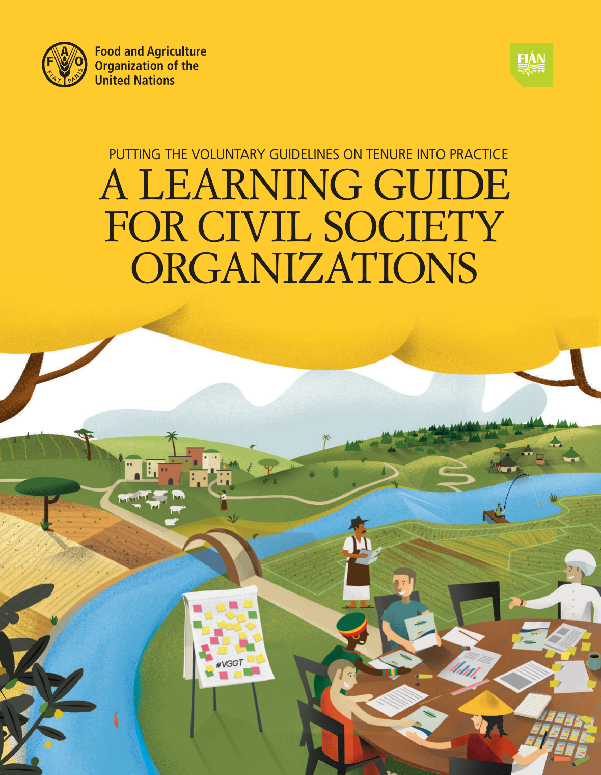 Putting the Voluntary Guidelines into Practice: A Learning Guide for Civil Society Organizations cover image
