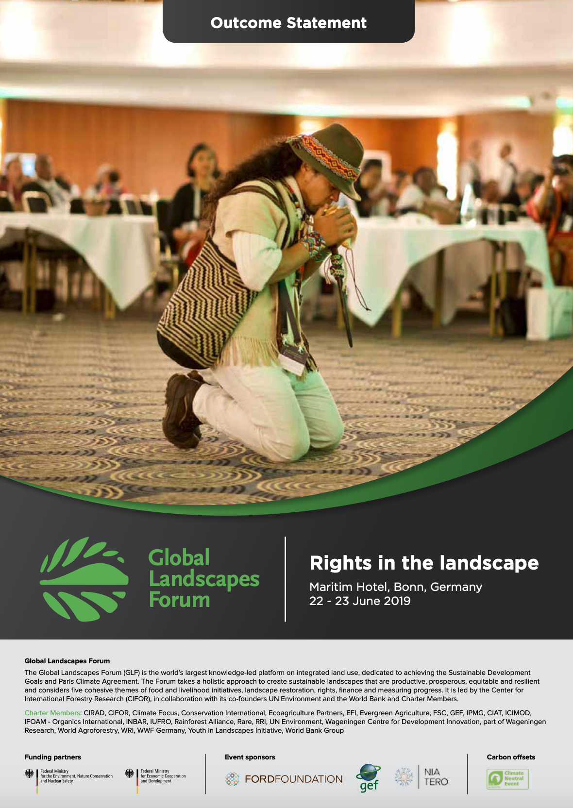 Global Landscapes Forum Bonn 2019: Outcome Statement cover image