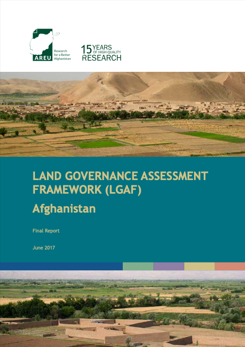 Land Governance Assessment Framework (LGAF): Afghanistan