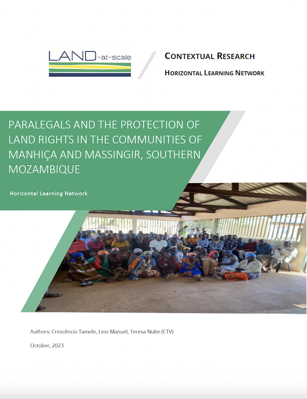 Paralegals and Land Rights in Mozambique