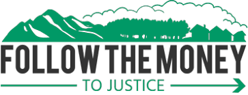 Follow the money to justice logo