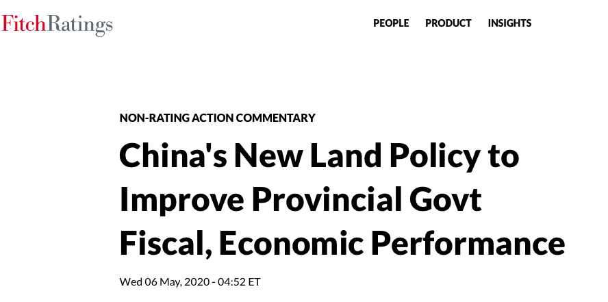 China's New Land Policy to Improve Provincial Govt Fiscal, Economic Performance