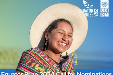 Call for nominations open for Equator Prize 2024