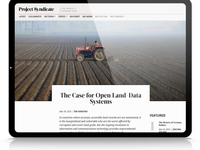 The Case for Open Land Data