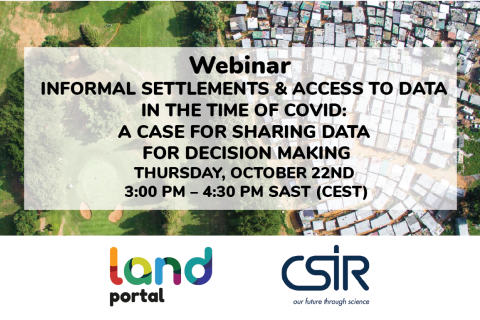 Informal settlements and access to data in the time of COVID: a case for sharing data for decision making