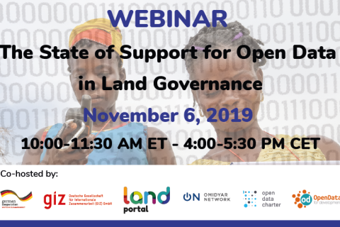 State of Support for Open Data in Land Governance