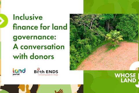 Inclusive finance for land governance