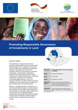 Promoting Responsible Governance of Investments in Land (RGIL) in Ethiopia