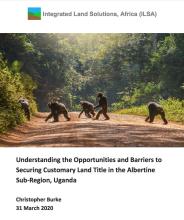 C. Burke, ILSA Land Tenure Security Report, IIED, 31 March 2020