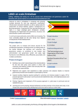 LAND-at-scale Zimbabwe