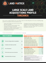 Land Matrix Tanzania Country Profile cover image