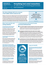 Formalising land rental transactions: An effective way of boosting government land initiatives cover image
