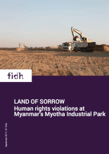 Land of Sorrow: Human rights violations at Myanmar’s Myotha Industrial Park cover image