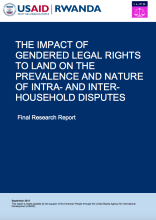 The Impact of Gendered Legal Rights to Land on the Prevalence and Nature of Intra-Household Land Disputes cover image