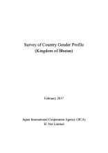 Survey of Country Gender Profile (Kingdom of Bhutan)