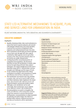 State-led Alternative Mechanisms to Acquire, Plan, and Service Land For Urbanisation in India cover image