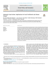 Indonesia's land reform: Implications for local livelihoods and climate change