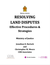 Resolving Land Disputes