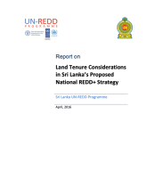 Land Tenure Considerations in Sri Lanka’s Proposed National REDD+ Strategy