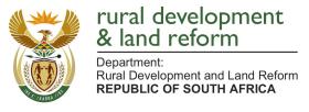 Ministry of Rural Development and Land Reform logo